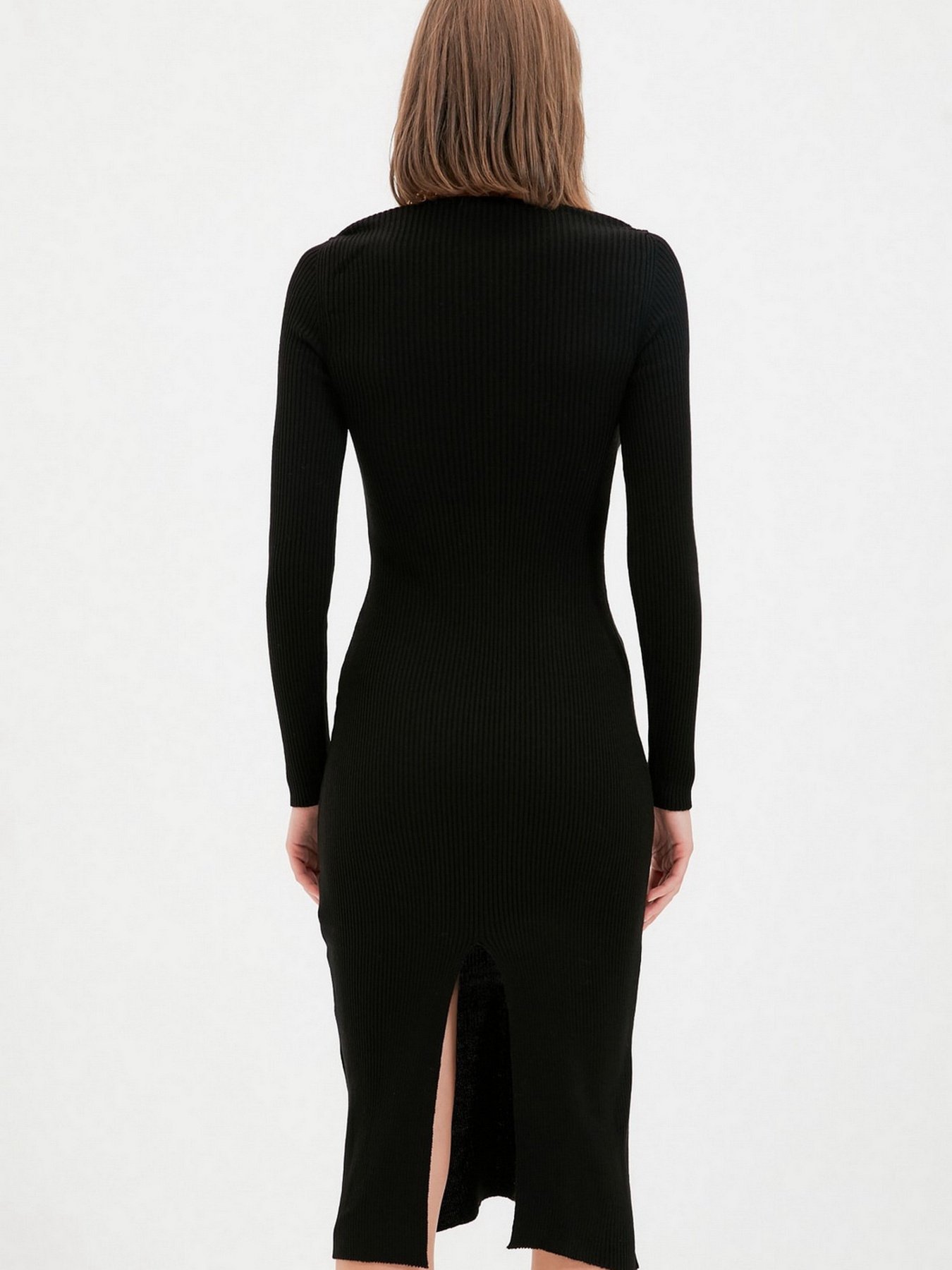 Платье миди Trendyol модель TWOAW22EL0614/Siyah Фото