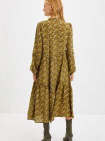 Платье миди Trendyol модель TWOAW22EL0763/Kahverengi Фото