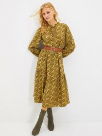 Платье миди Trendyol модель TWOAW22EL0763/Kahverengi Фото