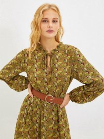 Сукня міді Trendyol модель TWOAW22EL0763/Kahverengi Фото