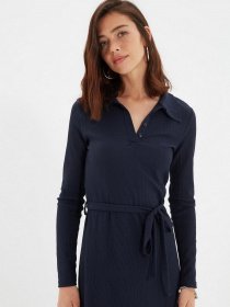 Платье миди Trendyol модель TWOAW22EL1833/Lacivert Фото