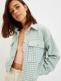 Рубашка Trendyol модель TWOAW22GO0274/Mint Фото