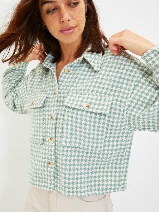 Рубашка повседневная Trendyol модель TWOAW22GO0274/Mint Фото