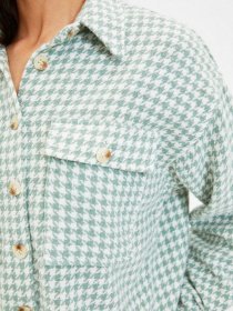 Рубашка повседневная Trendyol модель TWOAW22GO0274/Mint Фото