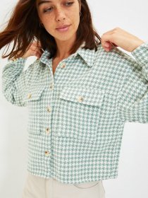 Рубашка повседневная Trendyol модель TWOAW22GO0274/Mint Фото