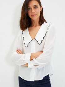 Блуза Trendyol модель TWOAW22GO0489/Ekru Фото