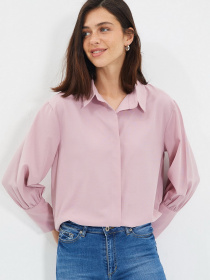 Рубашка Trendyol модель TWOAW22GO0509/Lila Фото
