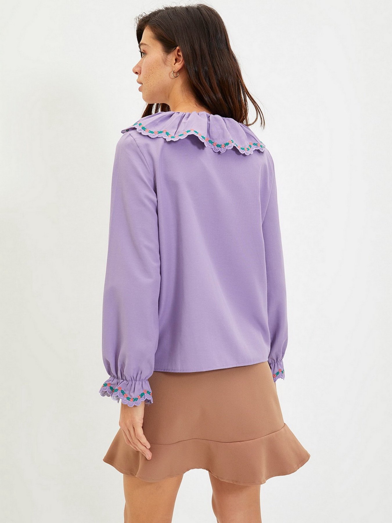 Блуза Trendyol модель TWOAW22GO0527/Lila Фото