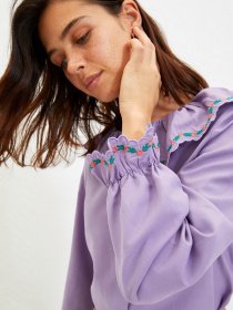 Блуза Trendyol модель TWOAW22GO0527/Lila Фото