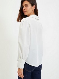 Блуза Trendyol модель TWOAW22GO0555/Ekru Фото