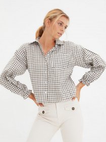 Рубашка Trendyol модель TWOAW22GO0825/Haki Фото