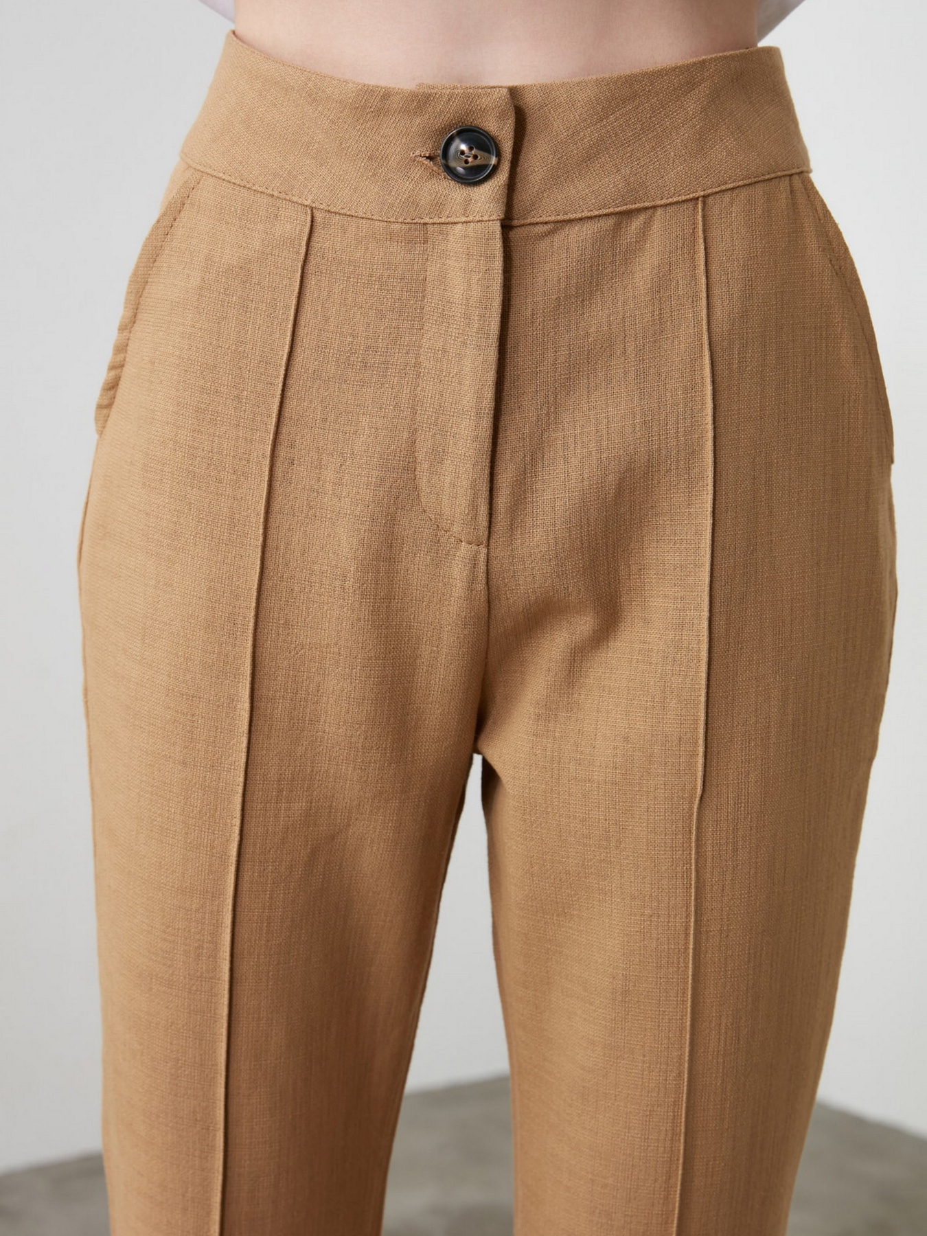 Брюки повседневные Trendyol модель TWOSS20PL0008/Camel Фото