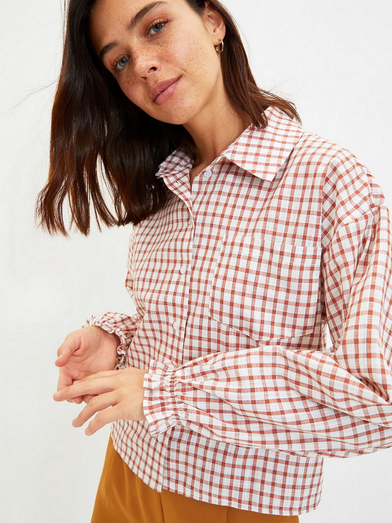 Сорочка повсякденна Trendyol модель TWOAW22GO0825/Mavi Фото