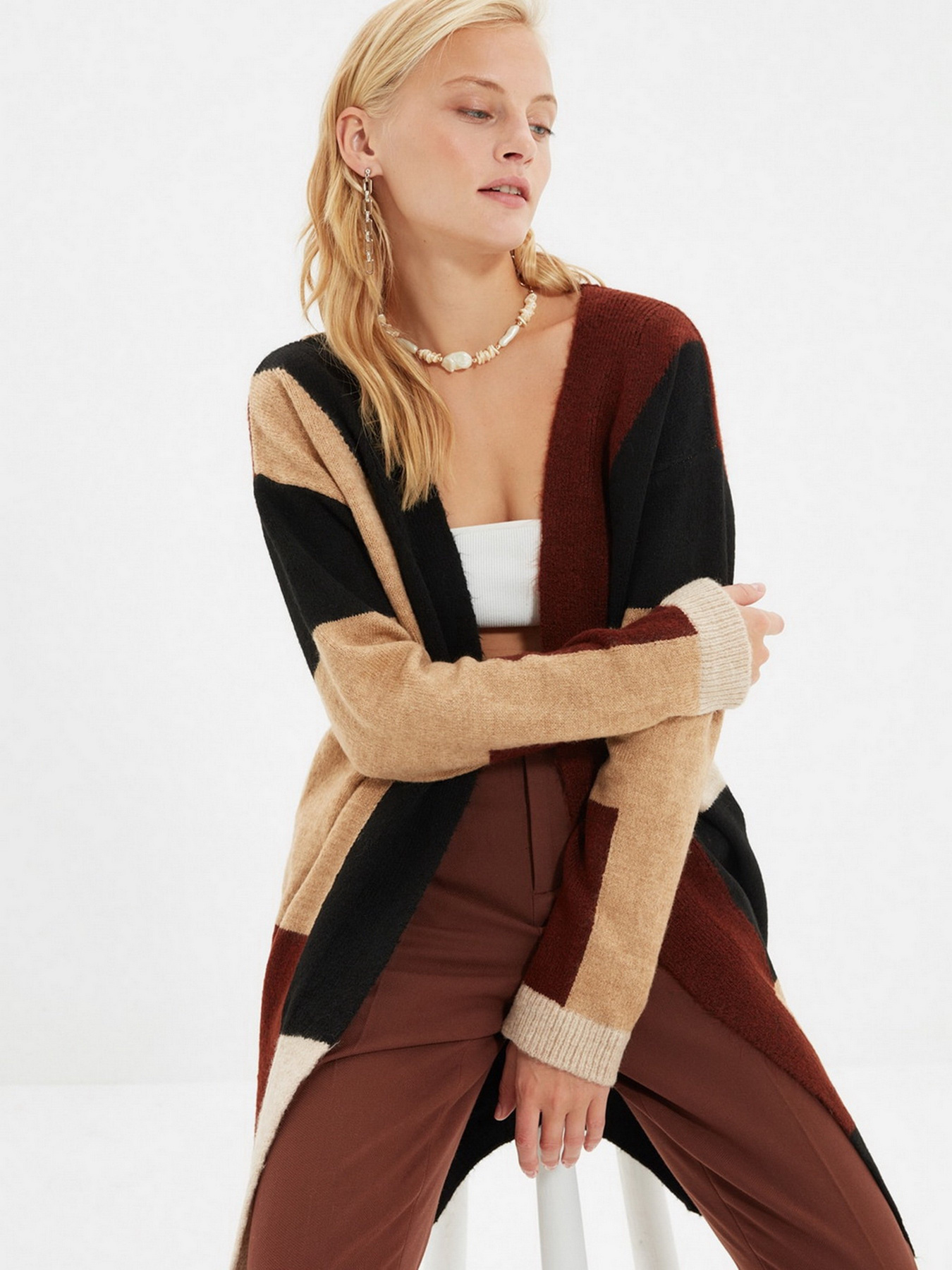 Кардиган Trendyol модель TWOAW22HI0507/Camel Фото