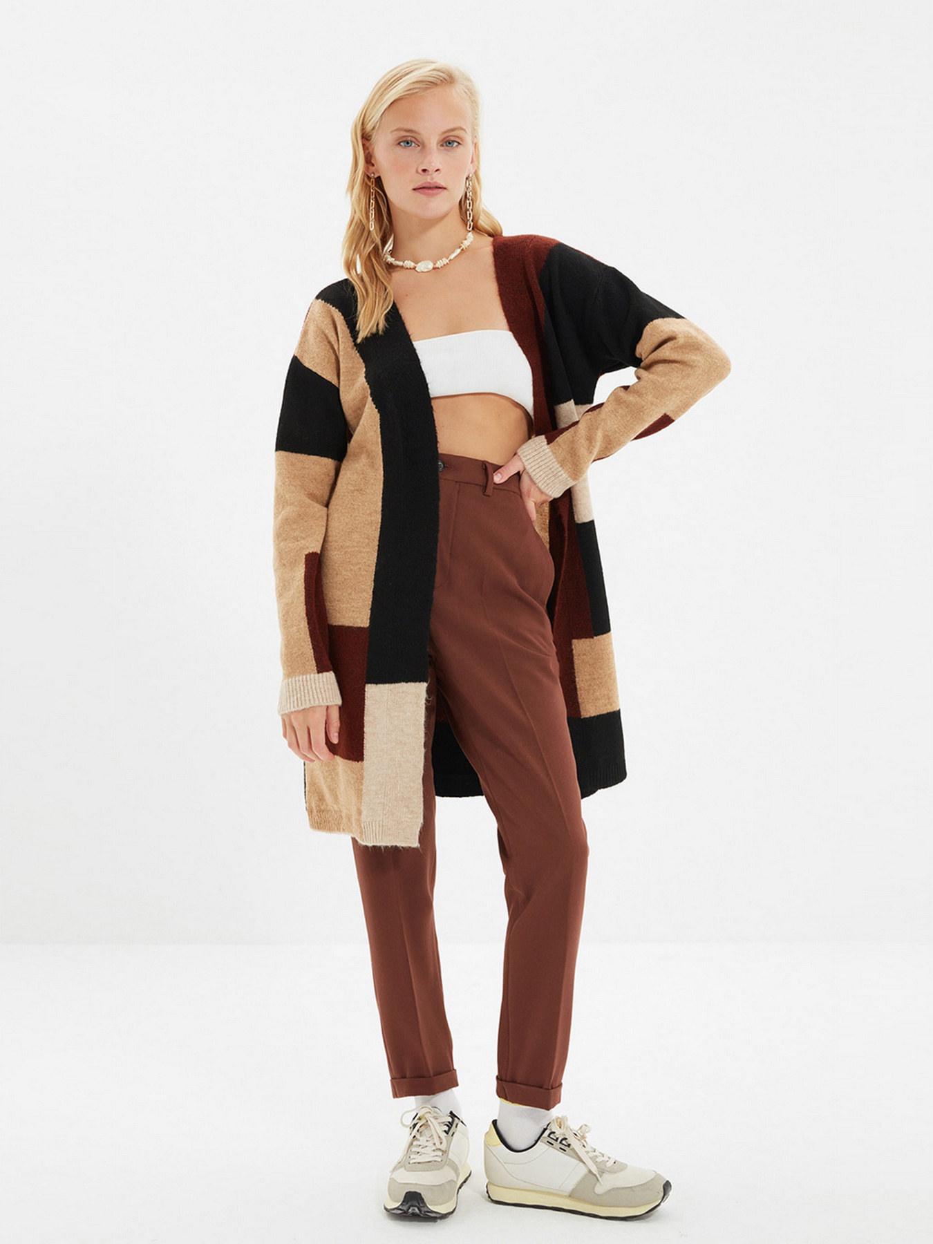 Кардиган Trendyol модель TWOAW22HI0507/Camel Фото