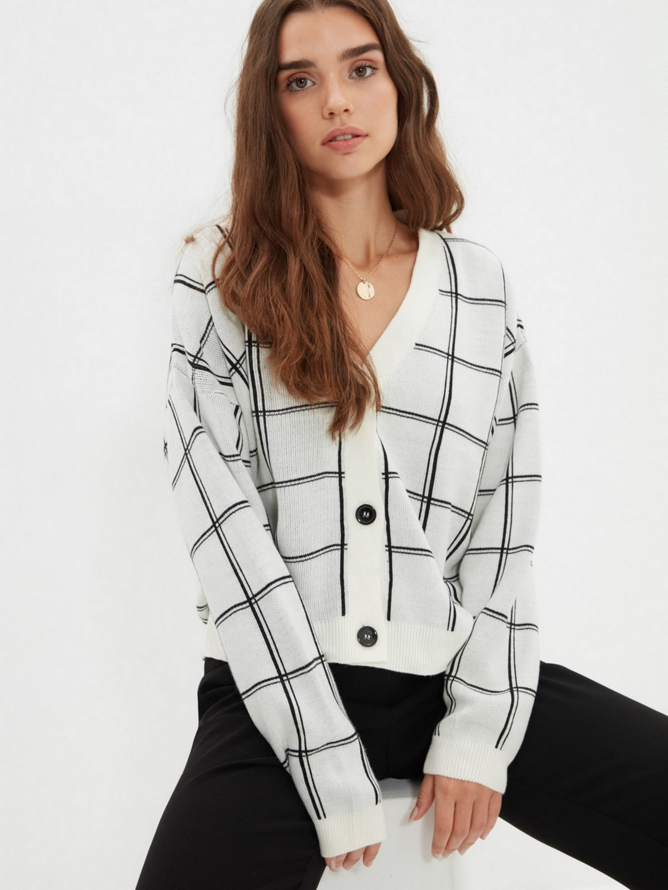 Кардиган Trendyol модель TWOAW22HI0582/Ekru Фото