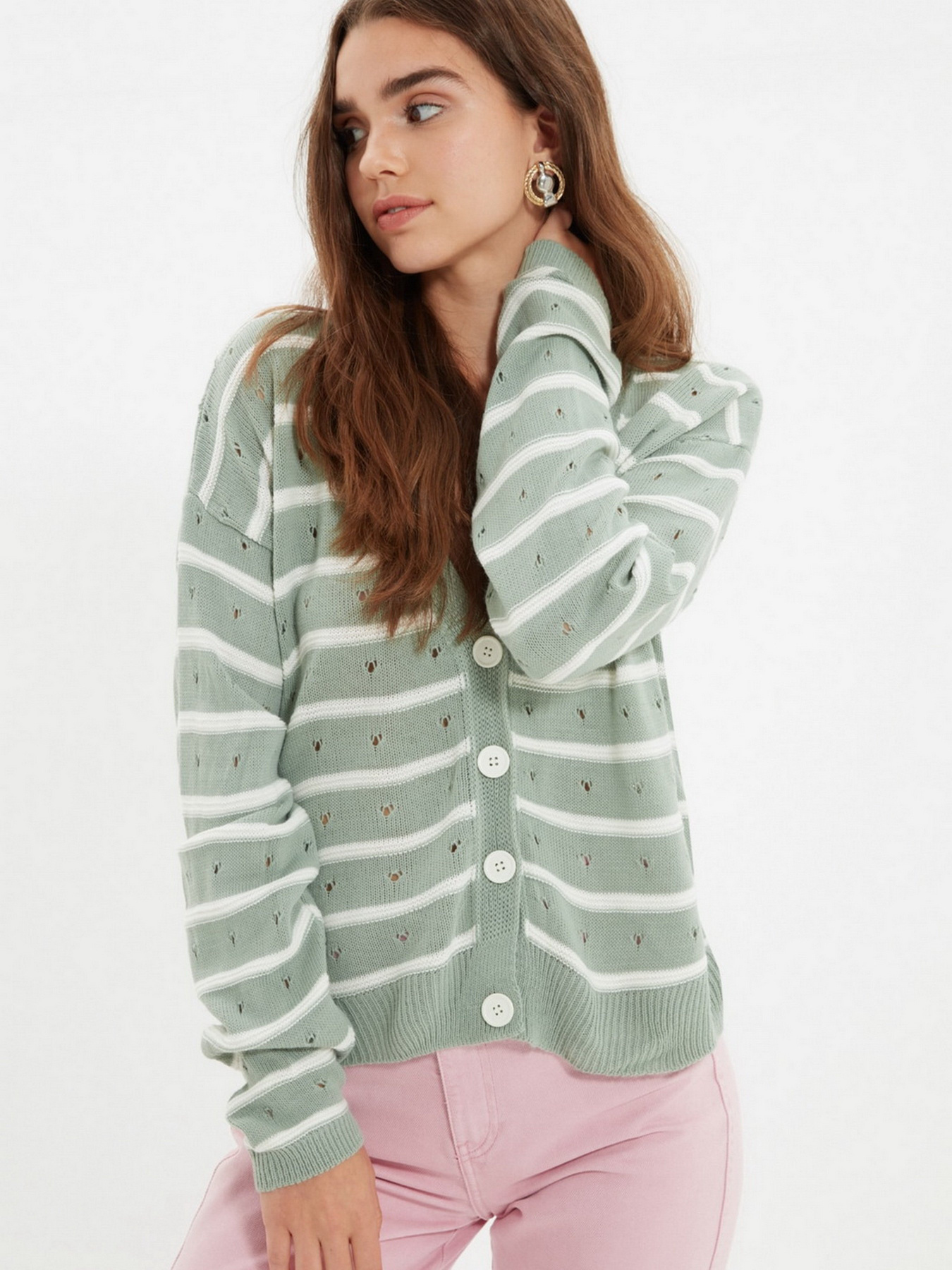 Кардиган Trendyol модель TWOAW22HI0859/Mint Фото