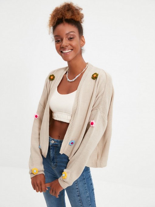 Кардиган Trendyol модель TWOAW22HI0914/Bej Фото