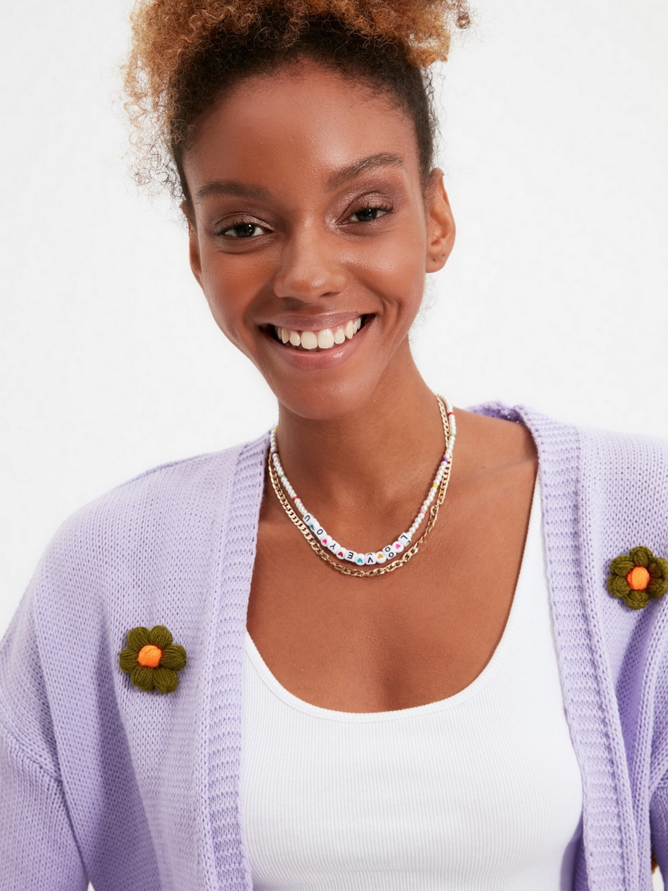 Кардиган Trendyol модель TWOAW22HI0914/Lila Фото