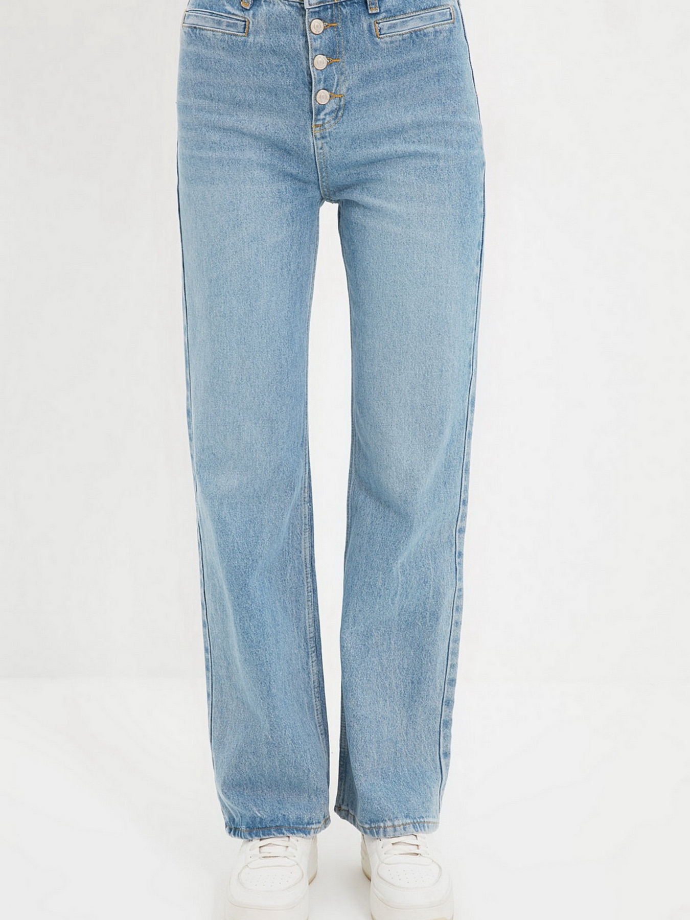 Прямі джинси Trendyol Wide Leg модель TWOAW22JE0688/Mavi Фото