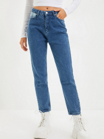 Джинси мом Trendyol Mom модель TWOAW22JE0972/Mavi Фото