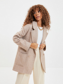 Пальто Trendyol модель TWOAW22KB0081/Camel Фото