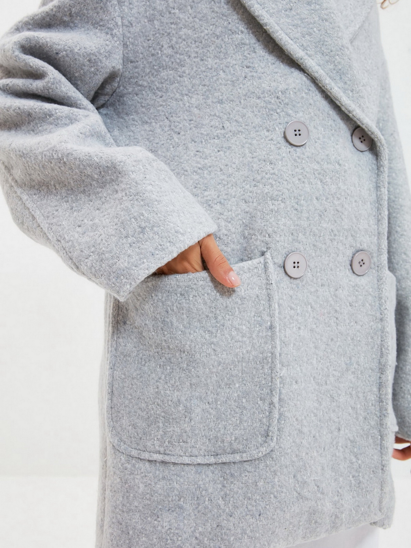 Пальто Trendyol модель TWOAW22KB0081/Gri Фото