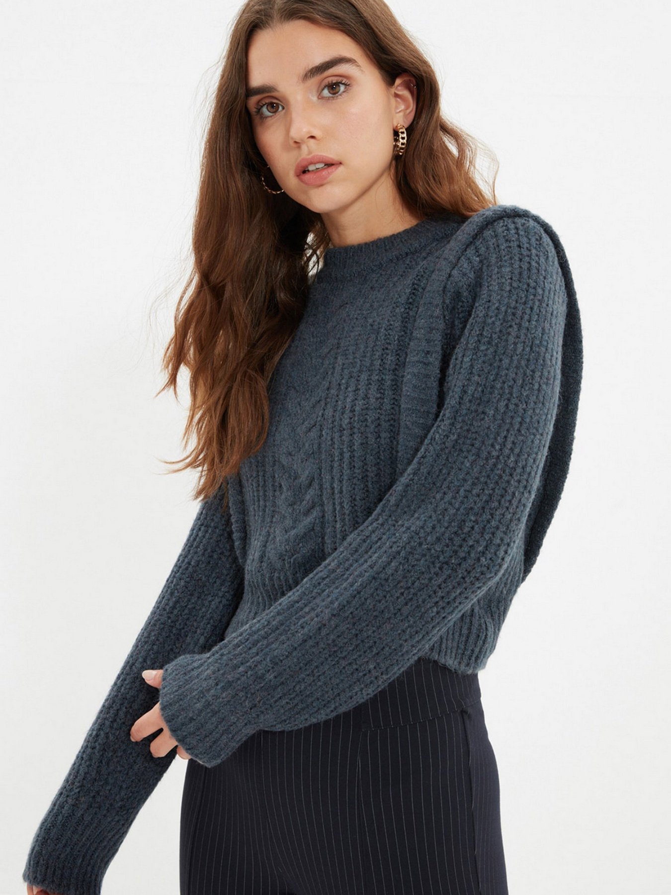 Светр Trendyol модель TWOAW22KZ0938/Indigo Фото