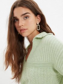 Свитер Trendyol модель TWOAW22KZ1084/Mint Фото