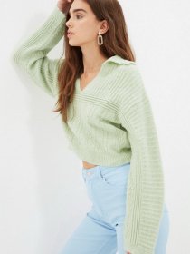 Свитер Trendyol модель TWOAW22KZ1084/Mint Фото