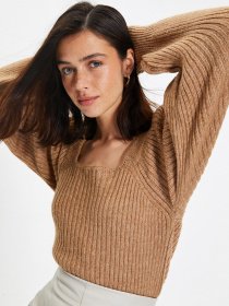 Свитер Trendyol модель TWOAW22KZ1248/Camel Фото