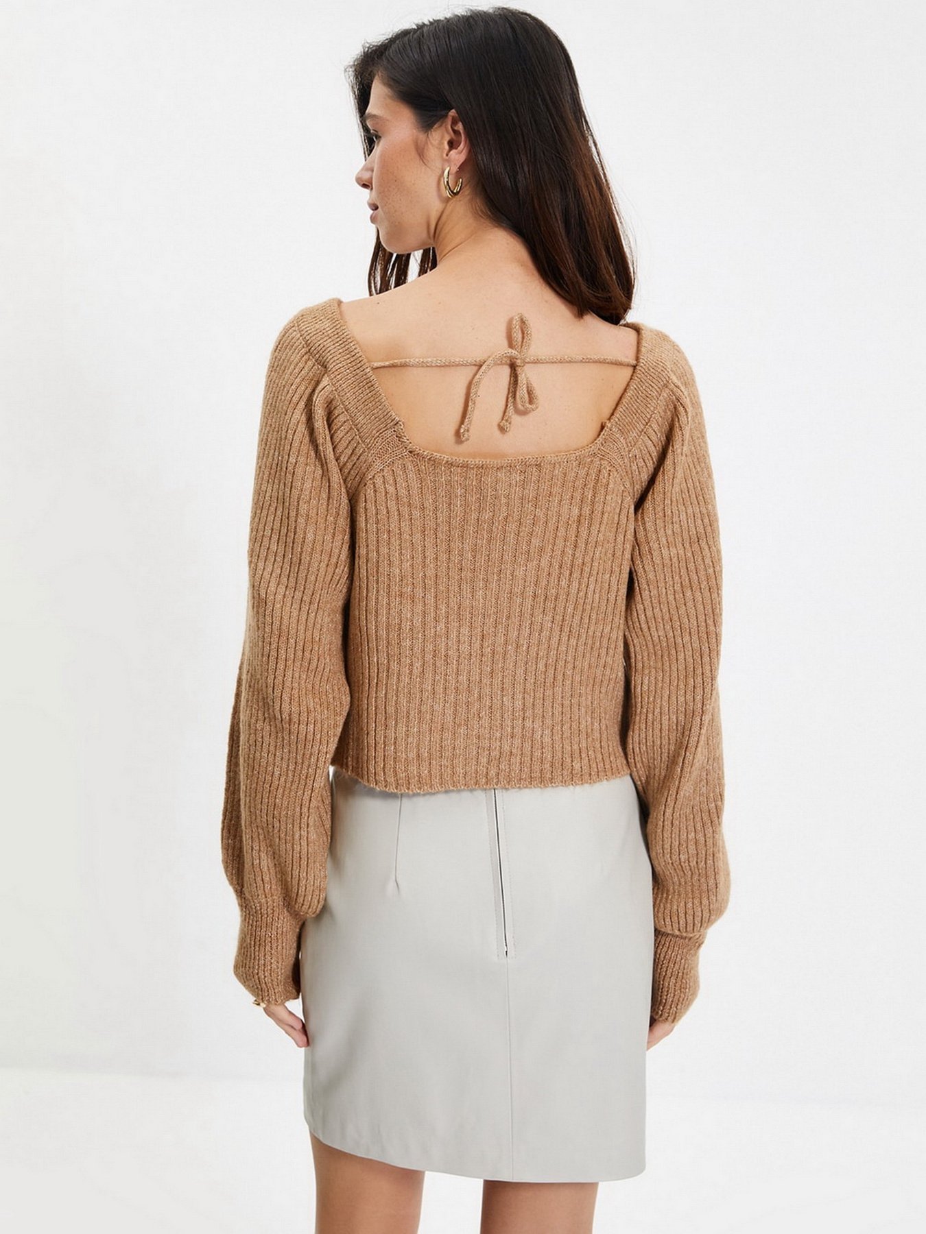 Свитер Trendyol модель TWOAW22KZ1248/Camel Фото