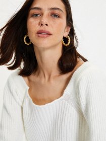 Светр Trendyol модель TWOAW22KZ1248/Ekru Фото