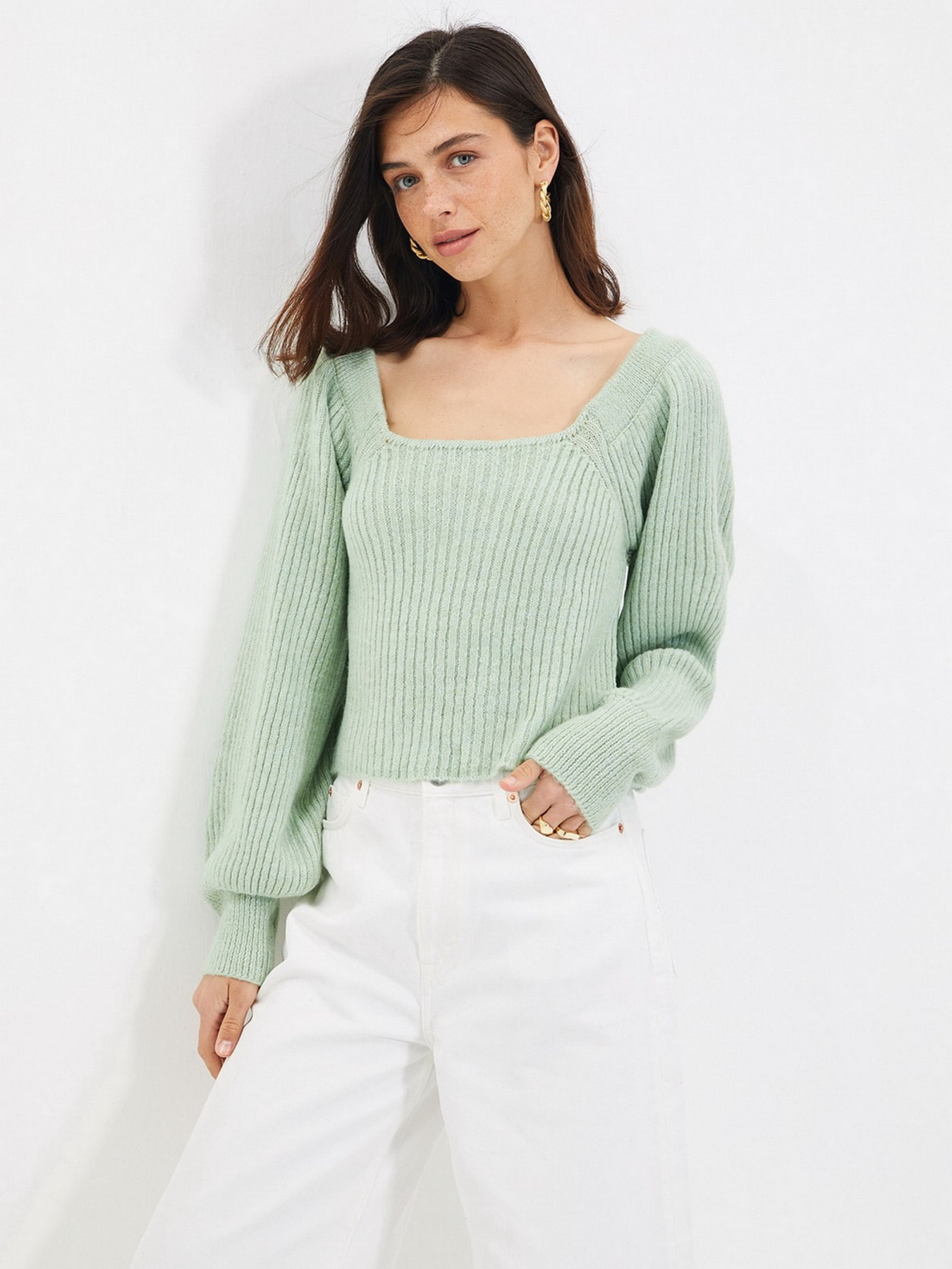 Светр Trendyol модель TWOAW22KZ1248/Mint Фото