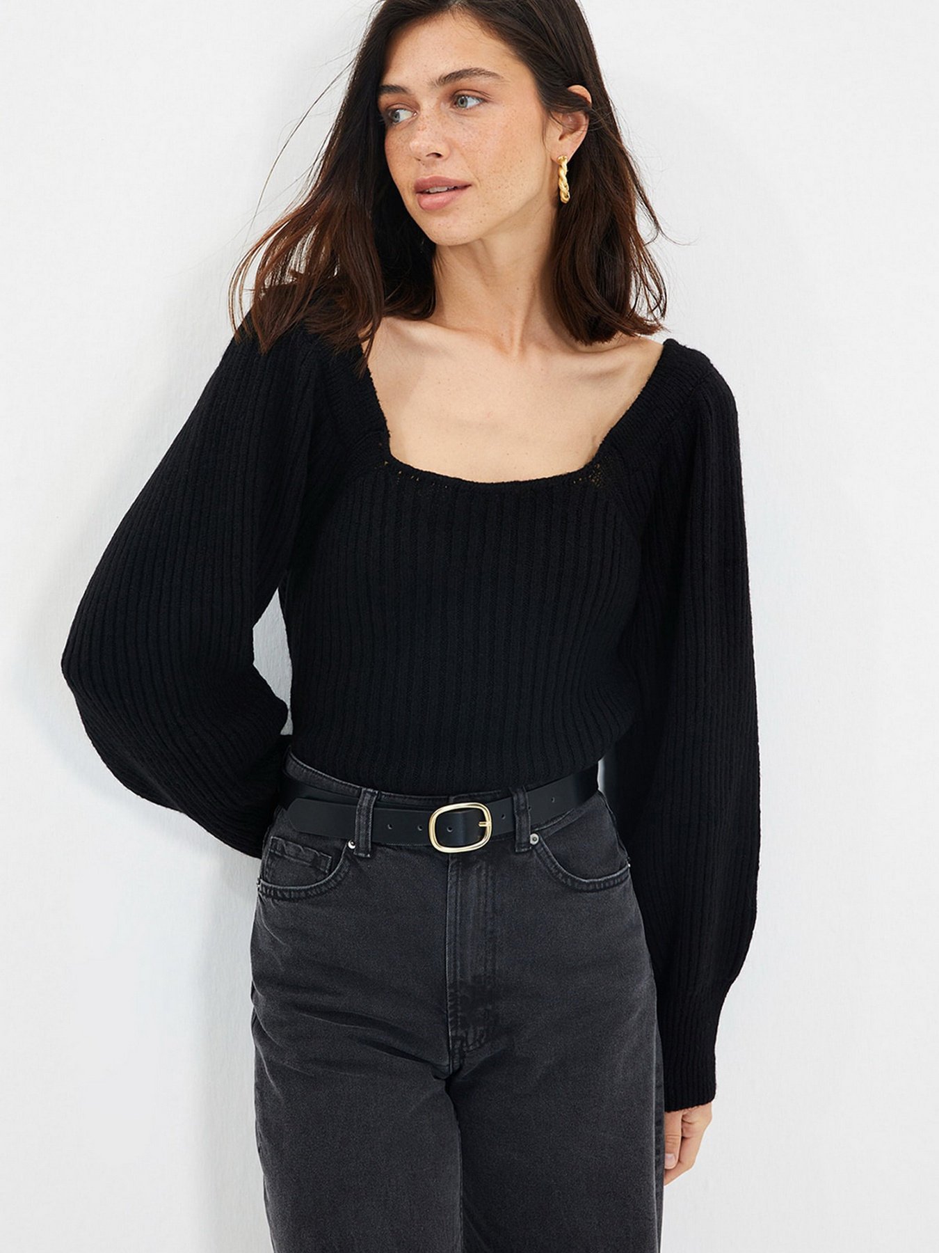 Свитер Trendyol модель TWOAW22KZ1248/Siyah Фото