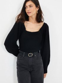 Светр Trendyol модель TWOAW22KZ1248/Siyah Светр Trendyol модель TWOAW22KZ1248/Siyah Фото