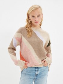 Светр Trendyol модель TWOAW22KZ1470/Ekru Фото