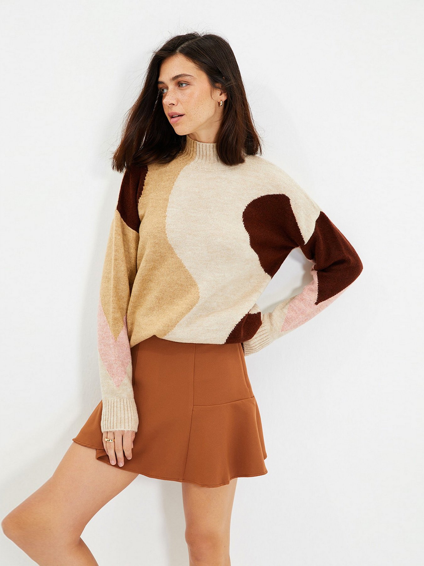 Светр Trendyol модель TWOAW22KZ1475/Camel Фото