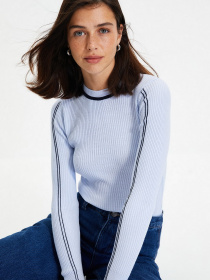 Лонгслів Trendyol модель TWOAW22KZ1518/Acik Mavi Фото