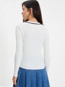 Лонгслів Trendyol модель TWOAW22KZ1518/Ekru Фото