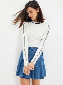 Лонгслів Trendyol модель TWOAW22KZ1518/Ekru Фото