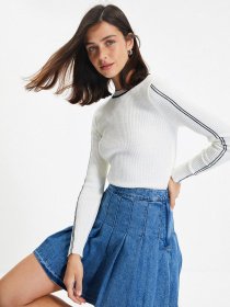 Лонгслів Trendyol модель TWOAW22KZ1518/Ekru Фото