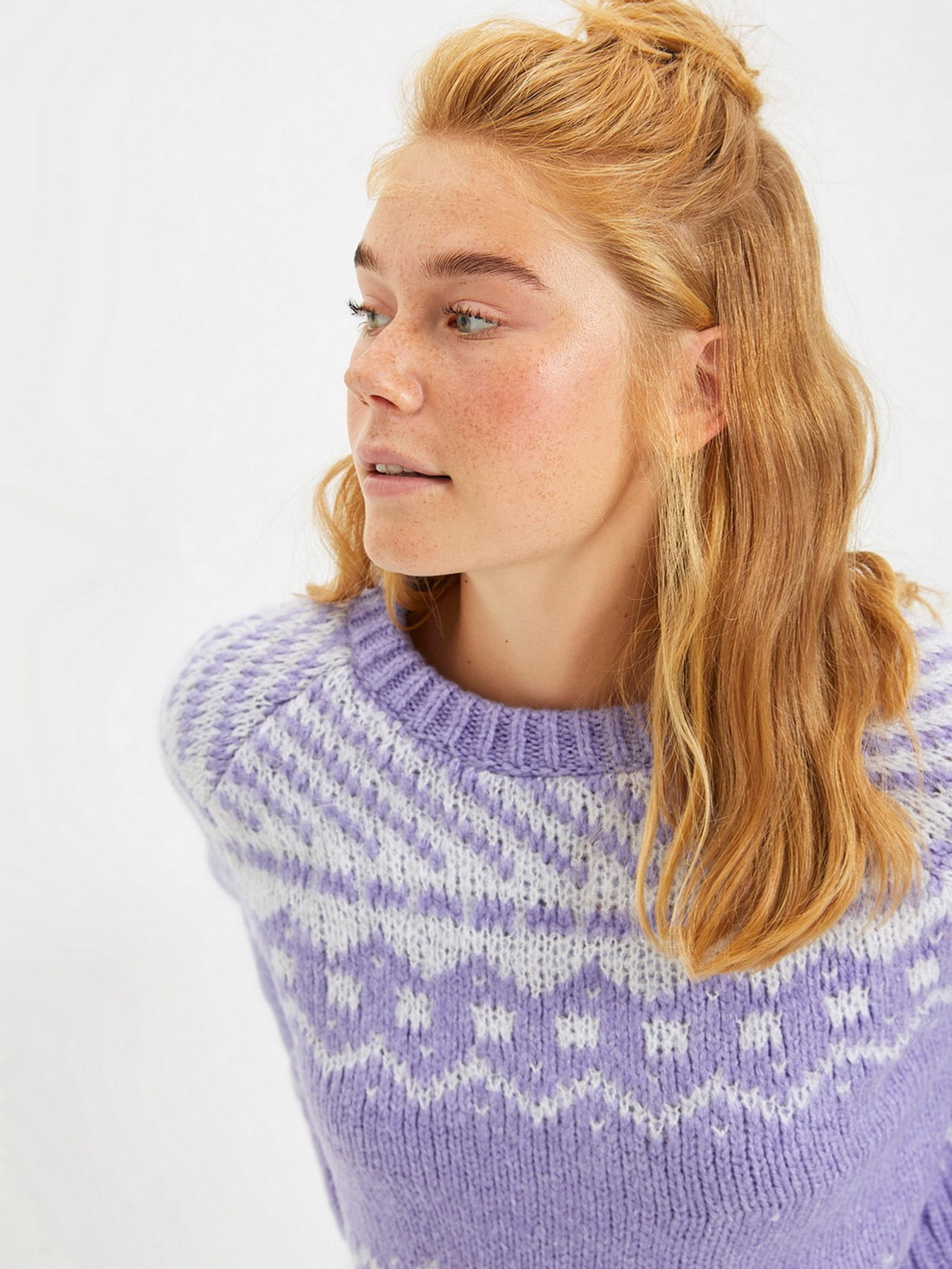 Свитер Trendyol модель TWOAW22KZ1536/Lila Фото