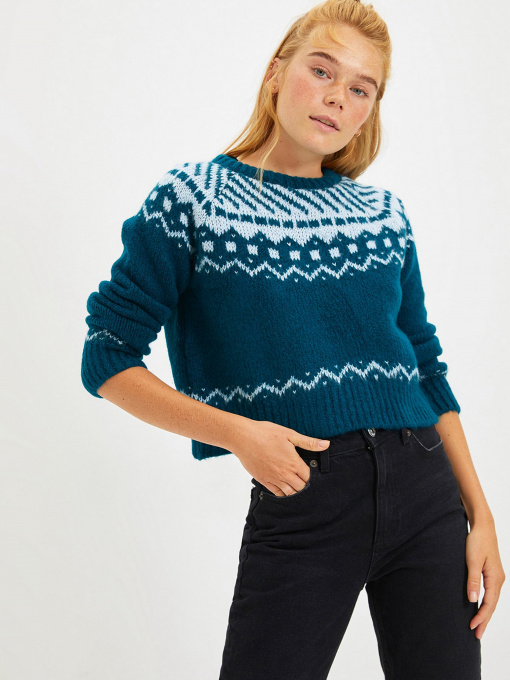 Свитер Trendyol модель TWOAW22KZ1536/Petrol Фото