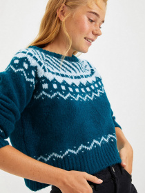 Свитер Trendyol модель TWOAW22KZ1536/Petrol Фото