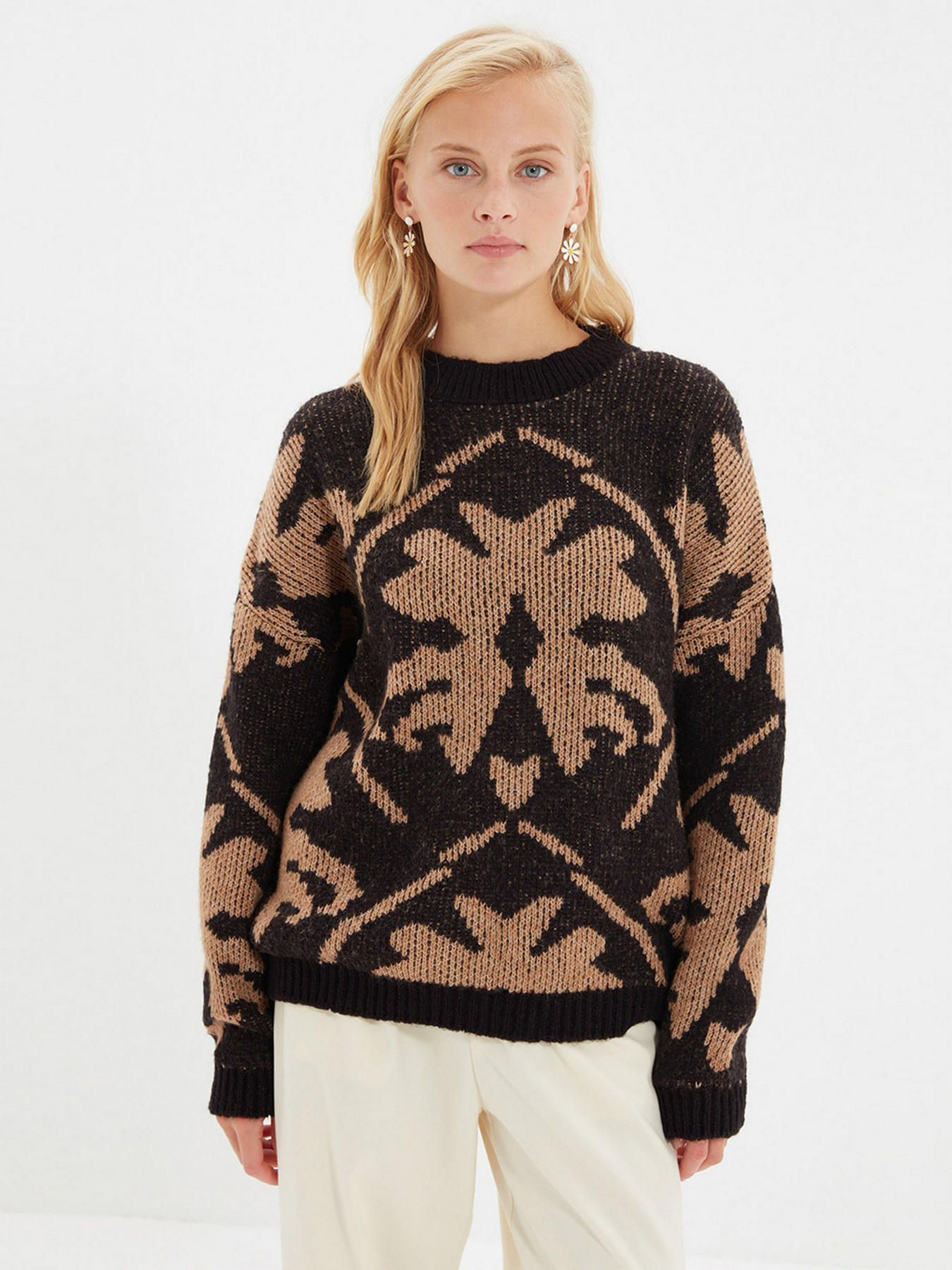 Свитер Trendyol модель TWOAW22KZ1661/Lacivert Свитер Trendyol модель TWOAW22KZ1661/Lacivert Фото