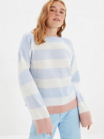 Светр Trendyol модель TWOAW22KZ1706/Acik Mavi Фото