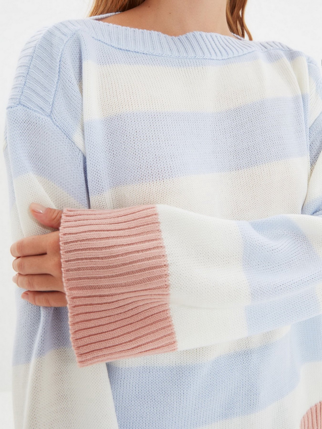 Светр Trendyol модель TWOAW22KZ1706/Acik Mavi Фото