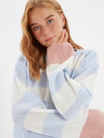 Светр Trendyol модель TWOAW22KZ1706/Acik Mavi Фото