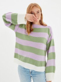 Свитер Trendyol модель TWOAW22KZ1706/Lila Фото